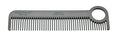 Chicago Comb Model 1 Carbon Fiber, Made in USA, smooth, strong, and light, anti-static, heat-resistant, 5.5 inches (14 cm) long, ultimate daily use, pocket, and travel comb