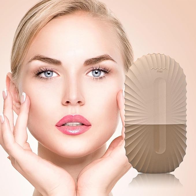 Ice Roller For Face And Eye, Reusable Ice Face Roller, Facial IceRoller, IceGlobes For Faces, Silicone Massage IceMold, IceRoller Skin Care Tool, Massage Facial Ices Tray For Women Girl (brown)