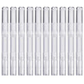 10 Pack 3 ML Transparent Twist Pens, Empty Cuticle Nail Oil Pen with Brush Tip, Cosmetic Lip Gloss Containers Applicators Eyelash Growth Liquid Tube
