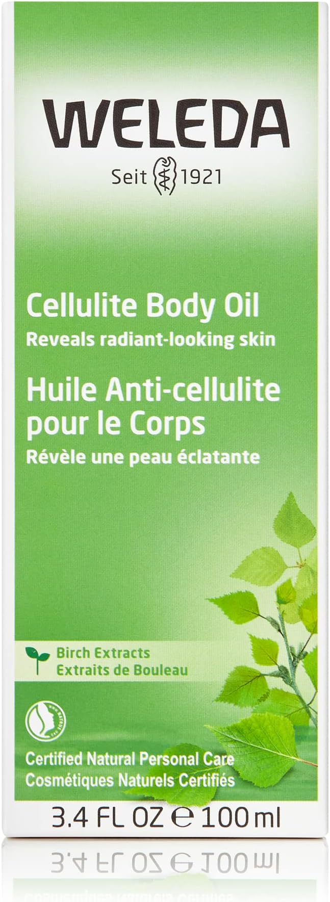 Weleda Birch Cellulite Body Oil 3.4 Fluid Ounce, Plant-Rich Oil with Birch, Rosemary and Jojoba