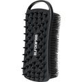 Blackwood For Men Double Duty Beard & Body Scrubber - Dual-Sided Men's Shower Tool - Handheld Body Wash Brush with Long Soft Silicone Bristles for Deep Cleaning - Short Exfoliating Tips for Beard Care