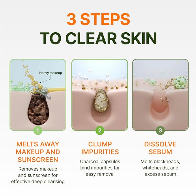 CENTELLIAN 24 Madeca Matcha Cleansing Oil (6.76fl oz) – Two-Tone TECA & Jeju Matcha Deep Cleanser for Pores, Sebum & Blackheads, Waterproof Makeup Removal, Korean Skincare