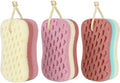 3 Pcs Bath Sponge for Women, Men, Kids, Sponge Loofah Body Scrubber Shower Sponge for Body Wash Bathroom, 3 Colors & Large Size Bathing Sponge Bathing Accessories(Large Size)