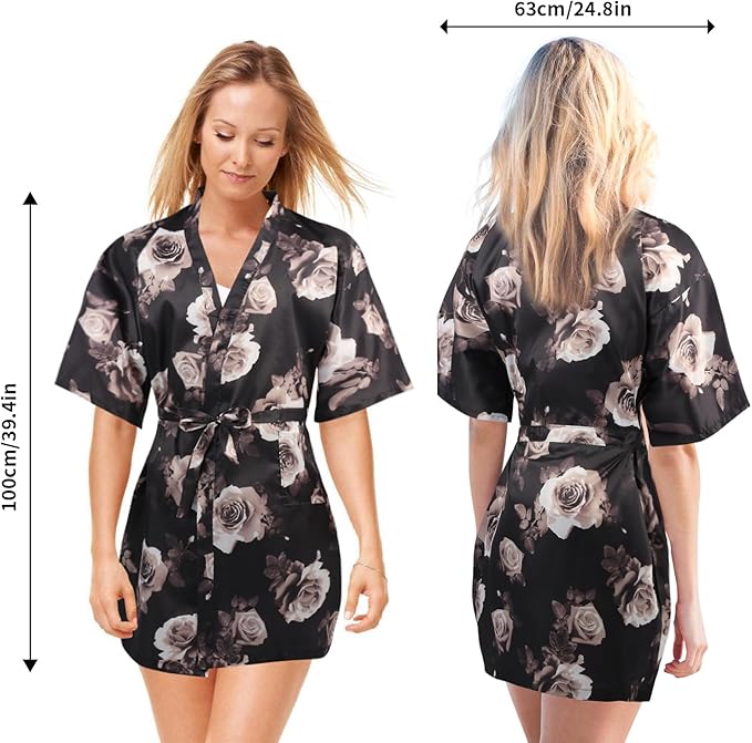 Salon Client Gown Robes Cape Hair Cutting Smock with Adjustable Tie for Hair Cutting Barber Hairstyling