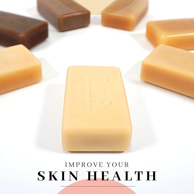 VanMan Beef Tallow and Coconut Oil Bar Soap – Pure Grass-Fed Beef Tallow Soap with Coconut Oil & Kaolin Clay, Subtle Grapefruit Scent, Hydrating & Nourishing, Clean Ingredients, 3.8oz - 5 Pack