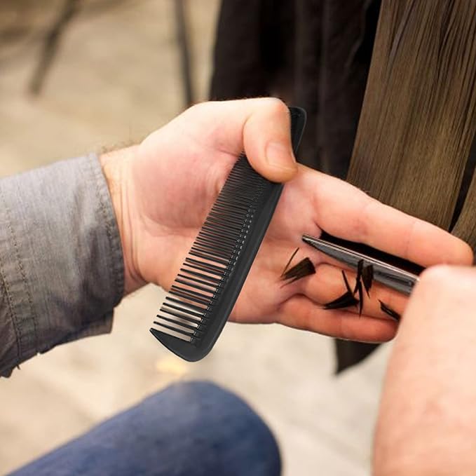 Soft 'N Style Hair Care 4-Pack Comb - Not Breakable - mens comb/fine tooth comb/peines para cabello