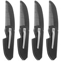4-Pack Handmade Sawcut Mustache Comb, Best Pocket Folding Comb for Moustaches and Short Beards