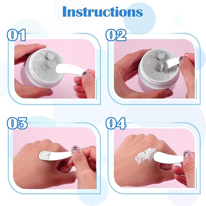 8pcs Mini Metal Makeup Spatula Reusable Cosmetic Cream Spatulas Skin Care Scoop Facial Applicator Tool Makeup Beauty Spoons for Face Mask Lotions Moisturizers Christmas