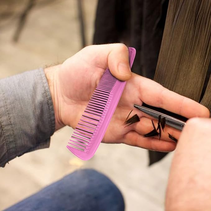 Soft 'N Style Hair Care 4-Pack Comb - Not Breakable - mens comb/fine tooth comb/peines para cabello