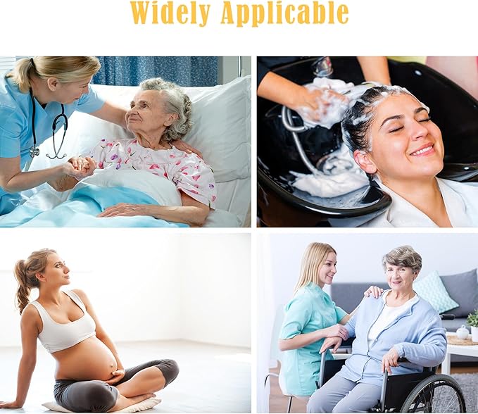Hair Washing Basin for Bedridden Inflatable Hair Washing Sink for Wheelchair Portable Shampoo Bowls at Home for Handicapped, Kids