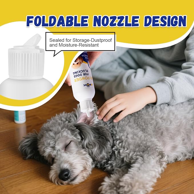 Dog Ear Powder for Hair Removal – Grooming Grip Powder for Poodles & Doodles, Grooming Aid for Pet Ear Cleaning
