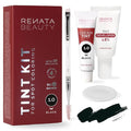 RB RENATA BEAUTY Tint Kit – Cream Hair Dye Kit with Developer and Application Brush for Spot Coloring - Covers Gray Hairs, Smudge-Proof, Long-Lasting Up to 4 Weeks, 20 Applications [Black]