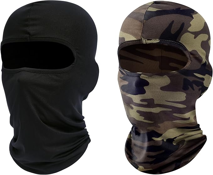 Ski Mask Balaclava Shiesty, 2 Pack Cold Winter Warm Windproof Motorcycle Neck Gaiter for Men/Women
