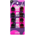 Goody Small Basic Half-Claw Hair Clips, 12-Count – 3-Prong Claw Clips for All Hair Types, Neutral Colors (Black, Tortoise, Clear), SlideProof Grip for All-Day Hold