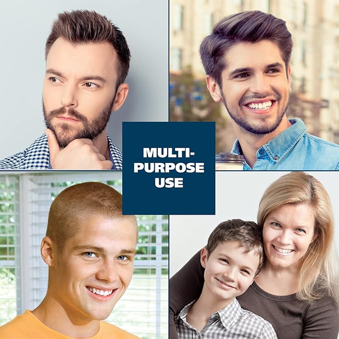 Wahl Clipper USA Color Pro Complete Haircutting Kit with Easy Color Coded Guide Combs - Corded Clipper for Hair Clipping & Grooming Men,Women,& Children - Model 79300-1001M,(Pack of 8)