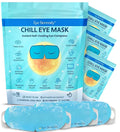 CHILL Self Cooling Eye Mask for Puffy Under-Eyes, Dark Circles, Hyaluronic Acid Long-Lasting Disposable Cold Eye Compress, Easter Basket Stuffers, Spa Relaxation and Self-care Gifts for Women & Men