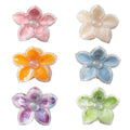 Flower Hair Clips for Women 6 Pcs Hawaiian 2026 New Large Claw Clips Plumeria Large Hair Claw Clips for Thick Thin Hair Beach Hair Accessories for Women Teens