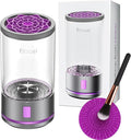 Electric Makeup Brush Cleaner Machine - Automatic Cosmetic Brush Washer, Portable Makeup Brushes Cleanser for All Foundation Brush Types, Deep Cleaning