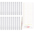 20 Pack 3ml Empty Cuticle Oil Pens Nails Oil Transparent Twist Pen with Brush Tip Label Sticker for Nail Business Retail(20pen+labels)