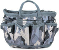 Jeffers Poplar Head Grooming Bag – Horse Grooming Organizer Tote with Pockets for Brushes, Tools, Clippers, Shampoo, Detangler – Stable Barn Kit Carrier for Horses, Pets, Livestock, Urban Camo
