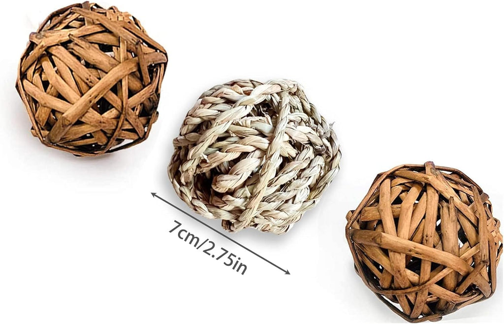 Hamiledyi Rabbit Seagrass Activity Mat Bunny Mat Rabbit Enrichment Toys Rabbit Chew Toys for Teeth Seagrass Protector Mat Small Animal Toys for Rabbit Bunny Chinchilla Guinea Pigs Rodent Pets