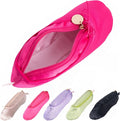 Ballet Dance Shoe Makeup Bag For Little Girls, Ballerina Slipper Makeup Pouch Bag, Ballet Pointe Shoes Gifts (Hot Pink)