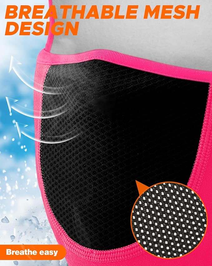 Balaclava Face Ski Mask with Movable Deisgn for Men Women-Fleece Winter Face Covering for Cold Weather Skiing Outdoor Work