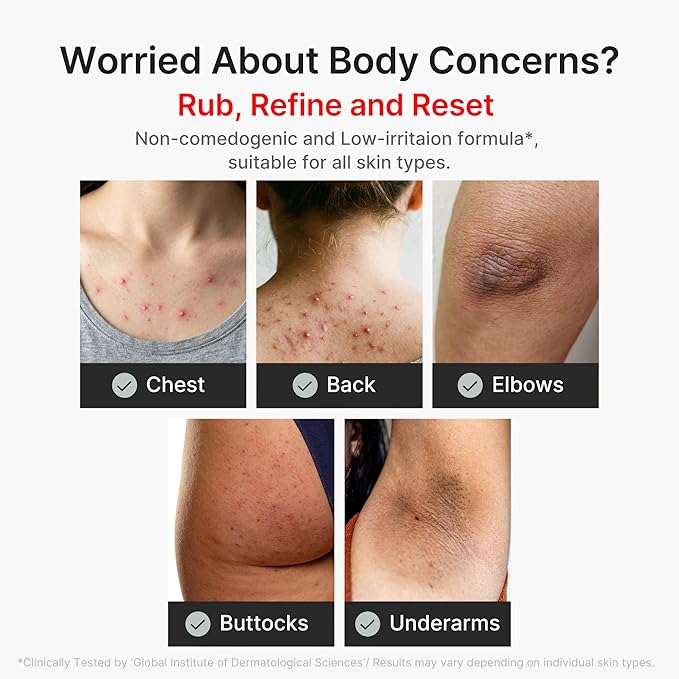 medicube Body Peel Shot with Turmeric | Gentle Body Exfoliating Serum with BHA, LHA & PHA for Dead Skin Cells, Uneven Looking Skin & Excess Sebum | 9.46 fl.oz