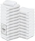 Hand Towels (Pack of 24) White Economy Towels Salon Towels - 100% Cotton Spa Towel – 16 x 27 Inches Highly Absorbable, Facial, Gym, Hair, Face Towel Bulk