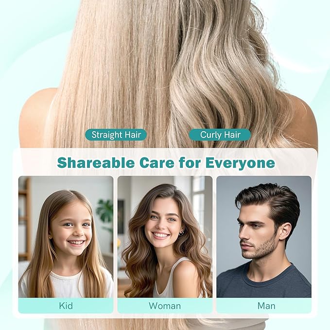 Curved Detangler Brush for Women Kid Men, 2 Pack Boar Bristle Vented Hair Brush Set with Clips for Fine Thick Hair Smoothing, Detangling, Faster Blow Drying