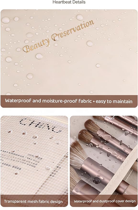 Waterproof portable makeup bag, large capacity travel makeup box storage bag, women's grooming bag with handle and partition