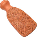 Pumice Stone for Feet - 2-Sided Terra Cotta Foot Scrubber, Professional Exfoliating Clay Stone for Feet Hands Body Care - Pumice Stone for Feet Callus Remover, Brown