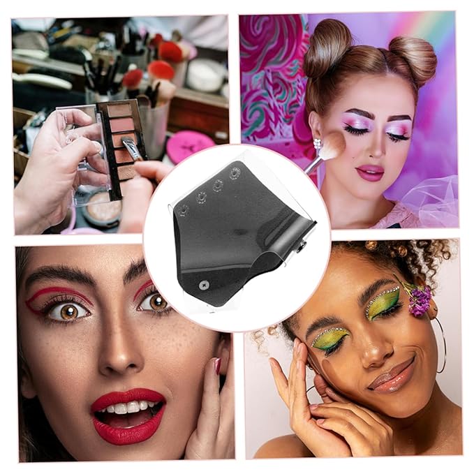 FRCOLOR 2pcs Makeup Mixing Palette Gloves Comfortable Stain Hand for Foundation Eyeshadow Reusable Beauty Tool for Professional Makeup Artists and Enthusiasts