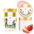 Princess Belle Strawberry Body Butter, Shea Body Butter and Body Moisturizer for Dry Skin, Smell Good, Strawberry Gifts for Women-2 Pack (3.4floz + 6.8 floz)