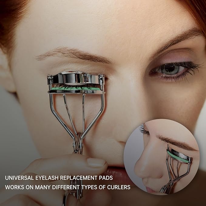 Eyelash Curler Refills Compatible with shu uemura,Eyelash Curler Pads 24PCS,Silicone Lash Curler Refill Pads Compatible with shu uemura (Colorful)