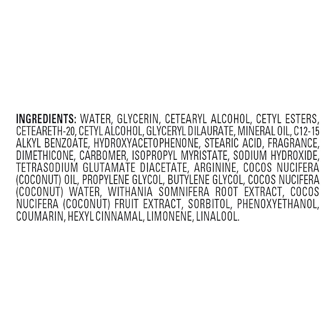 Jergens Hydrating Coconut Body Lotion,Hand and Body Moisturizer,Infused with Coconut Oil,Hydrates Dry Skin Instantly,Dermatologist Tested,16.8 oz,(Pack of 2)