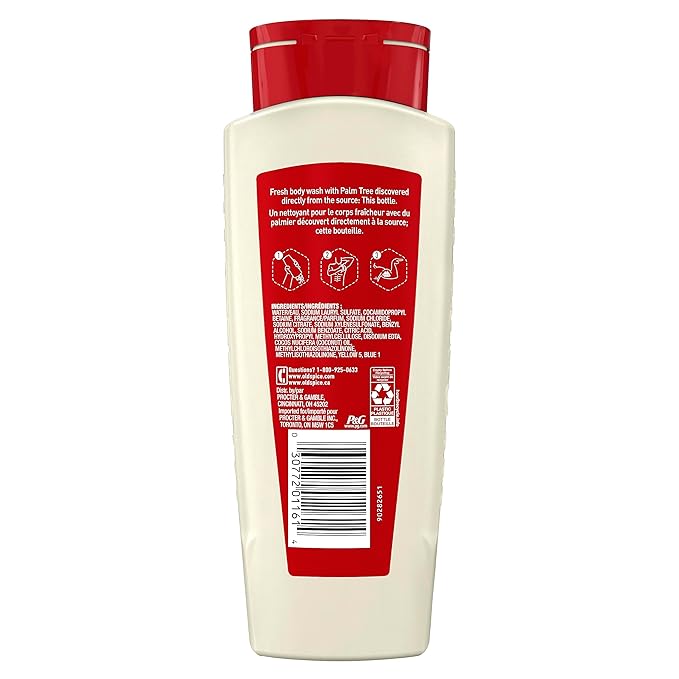 Old Spice Men's Body Wash Fiji with Palm Tree, 18 oz (Pack of 8)