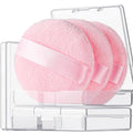 Teenitor 3Pcs Pink Powder Puff, 2.36 Inch Powder Puffs for Face Powder, Soft Applicator for Loose Pressed Powder, Small Makeup Puff With 3 Cases