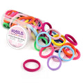 HOYOLS Seamless Hair Band Small Hair Ties Ponytail Holder No Crease Damage 4cm (10 Multi Color Set)