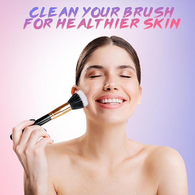 Electric Makeup Brush Cleaner Machine - Makeup Brush Cleaner for Brushes Wash and Dry Quickly -Perfect for Daily Makeup or Frequently Used Makeup Brushes