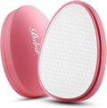BALUCA Glass Foot File Callus Remover for Feet - Nano Glass Foot Scraper Scrubber Dead Skin Removal for Cracked Heels,Professional Pedicure Tool for Home, Salon, and Travel (Pink)