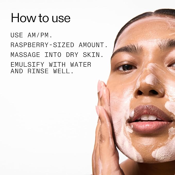 The INKEY List Oat Cleansing Balm 5 Fl Oz/150ml, Dissolves Makeup, Nourishing Skincare, Gentle Cleanser, Vegan Friendly, Suitable For All Skin Types