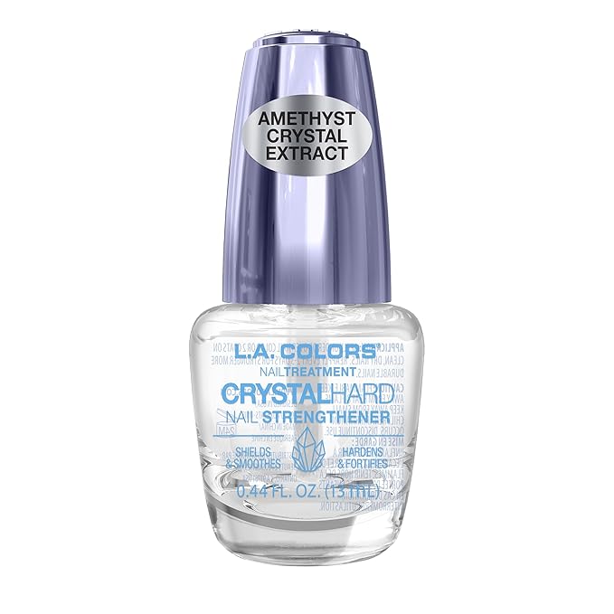 L.A. COLORS Salon Fabulous Nail Treatments, Crystal Hard Nail Strengthener CNL524