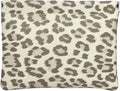 Leopard Leather Small Makeup Pouch for Women,Cosmetic Accessories,Waterproof and Portable Cosmetic Bag,Self-closing, No Zipper, Aesthetic Storage Pouch,Lipstick for Purse,Beige Brown