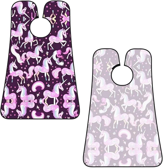 Abstract Paint Splashes Print Beard Bib Shaving Apron, Beard Hair Trimming Cape Gift For Dad