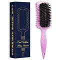 Curl Defining Brush, Curly Hair Brush Products for Effortlessly Detangling Shaping and Styling Women's Men's Curls on All Wet or Dry Hair Types, Reduces Frizz (Marble Purple)