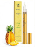 Nail Oil Cuticle Pen - Pineapple - Nail Strengthener & Growth Serum with Vitamin A, D, E, B5, Grapeseed & Natural Oils - Repair for Brittle, Peeling, Thin Nails - Gift Idea