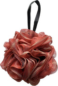 Large Exfoliating Loofah Puff Loufas Lofa Sponges Shower Loufah, Loafas Shower Scrubby Bath Pouf Sponge for Body - WineRed 50g