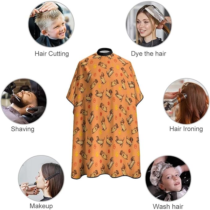 Barber Cape for Kids Funny Duck Haircut Cape Professional Salon Cape Waterproof Hair Cutting Styling Haircut Apron