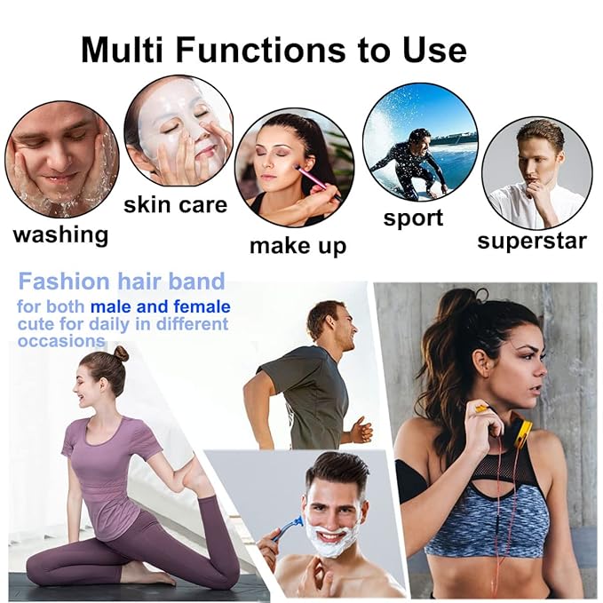 3pcs Metal Headband Set for All Hair Types – Wave Zig Zag & Wide Smooth Hhair Bands For Yoga Washing Face Driving Sport Work & Daily Use Perfect Styling Gift for Men Women Boys Girls